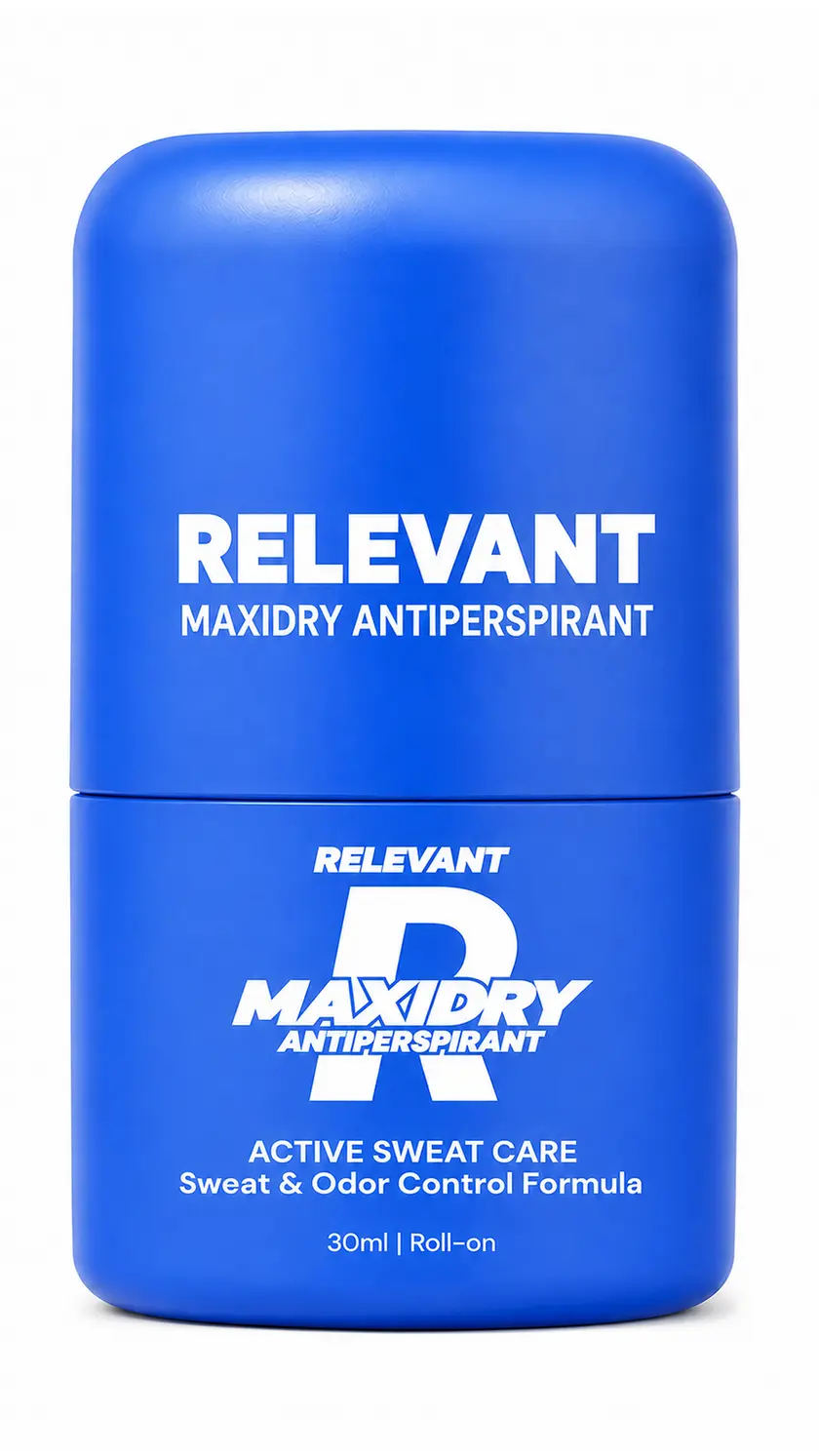 Kemasan RELEVANT MAXIDRY ANTIPERSPIRANT